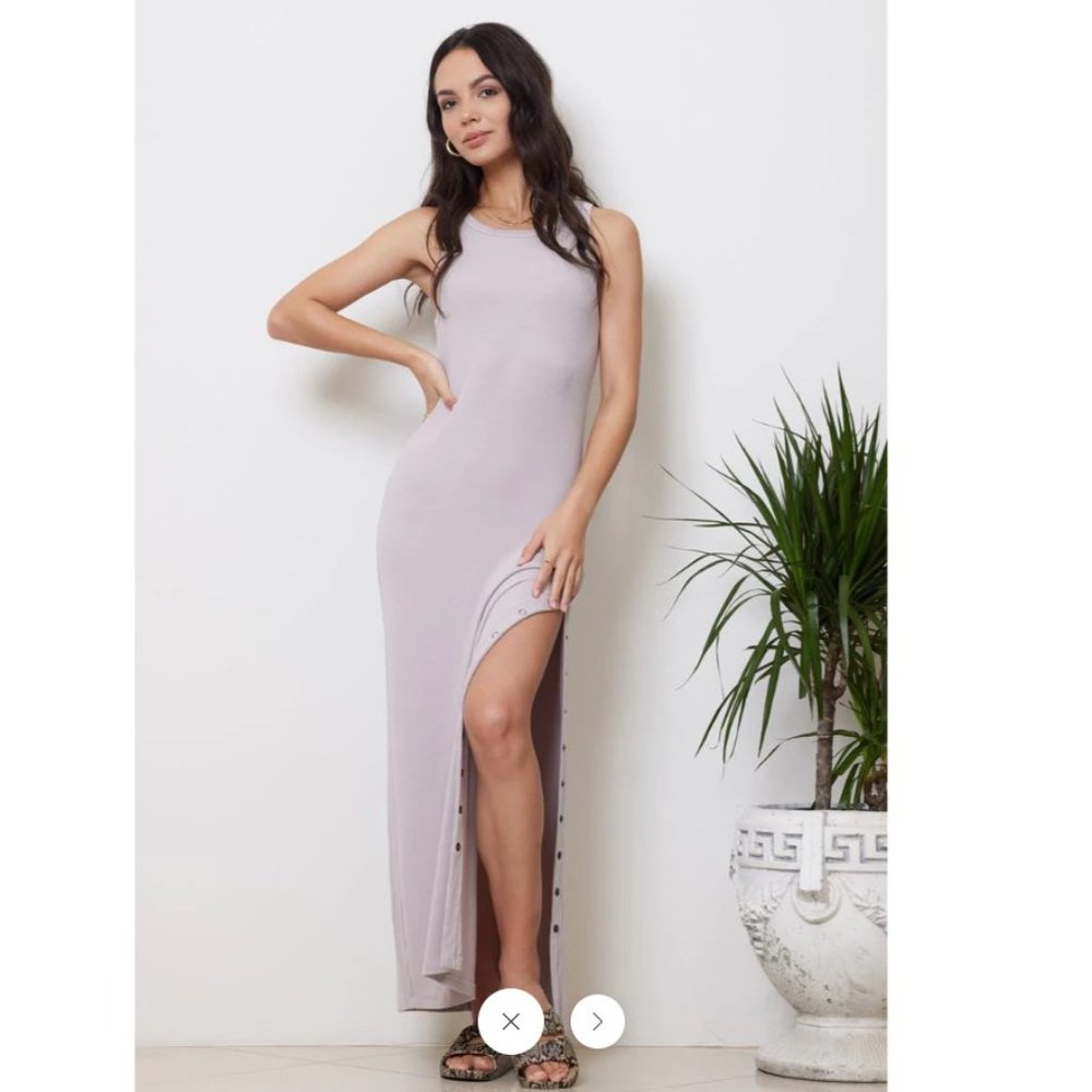 LAmade CABANA SIDE SNAP MAXI DRESS [[[BLACK]] - Size Medium